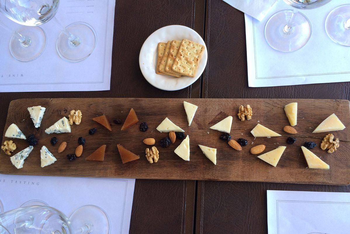 07-18 Some Snacks To Have With Our Wine Tasting At Pulenta Estate On Lujan de Cuyo Wine Tour Near Mendoza